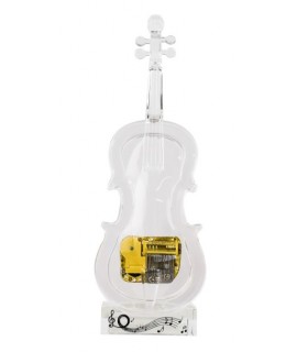 小提琴 透明 音樂盒 MUSIC BOX
